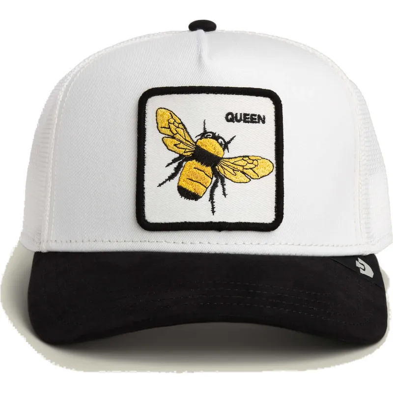 petten-gebogen-zwart-snapback-queen-microsuede-bee-the-farm-van-goorin-bros