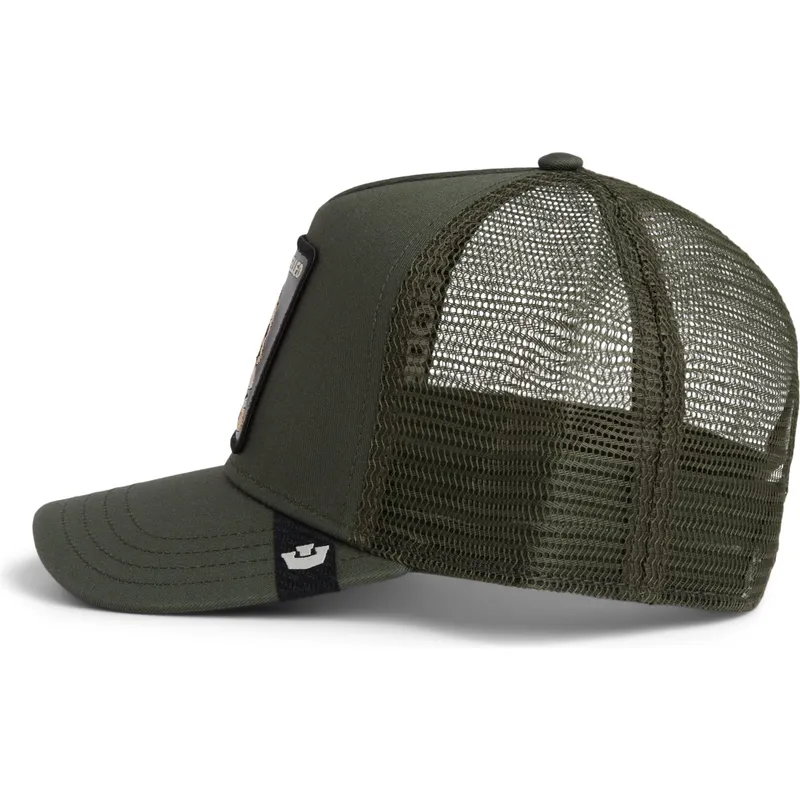petten-gebogen-groen-snapback-the-cancelled-skull-the-farm-van-goorin-bros