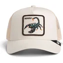 petten-gebogen-beige-snapback-deadly-scorpion-the-farm-van-goorin-bros