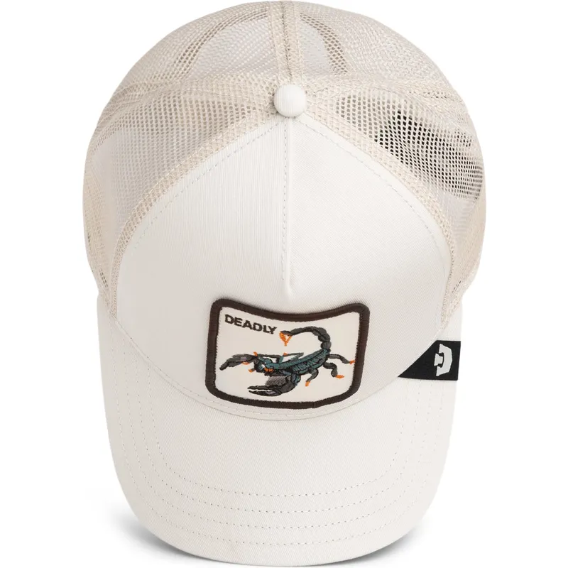 petten-gebogen-beige-snapback-deadly-scorpion-the-farm-van-goorin-bros petten-gebogen-beige-snapback-deadly-scorpion-the-farm-van-goorin-bros