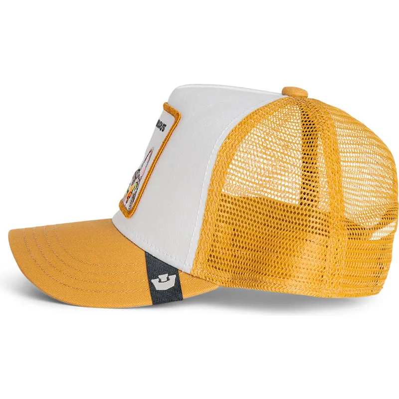 petten-gebogen-bruin-snapback-voor-kinderen-curious-cat-mini-the-farm-van-goorin-bros