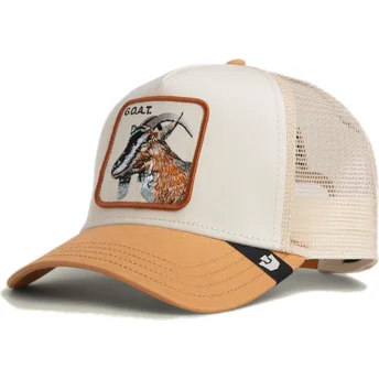 Petten gebogen bruin snapback The GOAT The Farm van Goorin Bros.