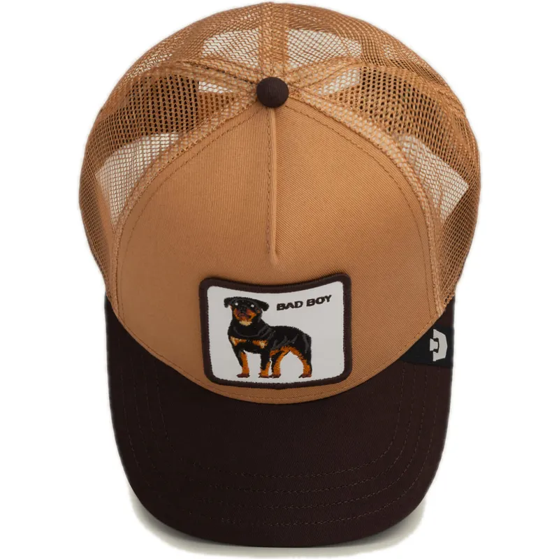 petten-gebogen-bruin-snapback-bad-boy-the-farm-van-goorin-bros
