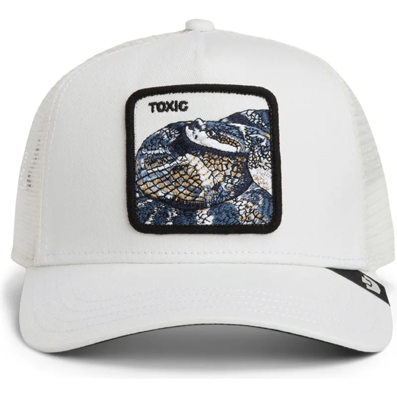 petten-gebogen-wit-snapback-toxic-the-farm-van-goorin-bros petten-gebogen-wit-snapback-toxic-the-farm-van-goorin-bros