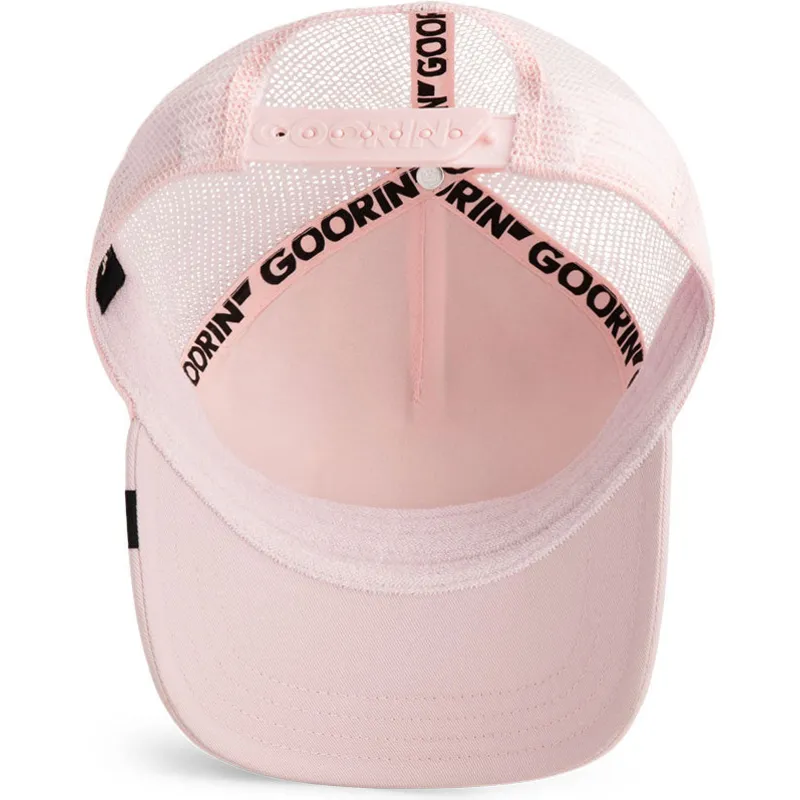 petten-gebogen-roze-snapback-bae-monochrome-the-farm-van-goorin-bros petten-gebogen-roze-snapback-bae-monochrome-the-farm-van-goorin-bros