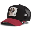 petten-gebogen-zwart-snapback-crush-top-dog-the-farm-van-goorin-bros
