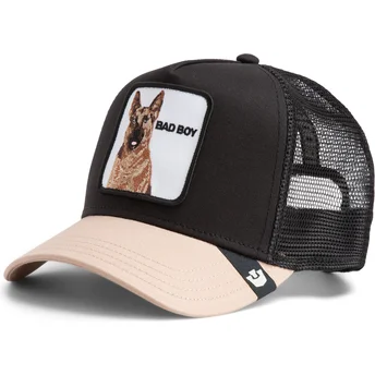 Petten gebogen zwart snapback The Bad Boy The Farm van Goorin Bros.
