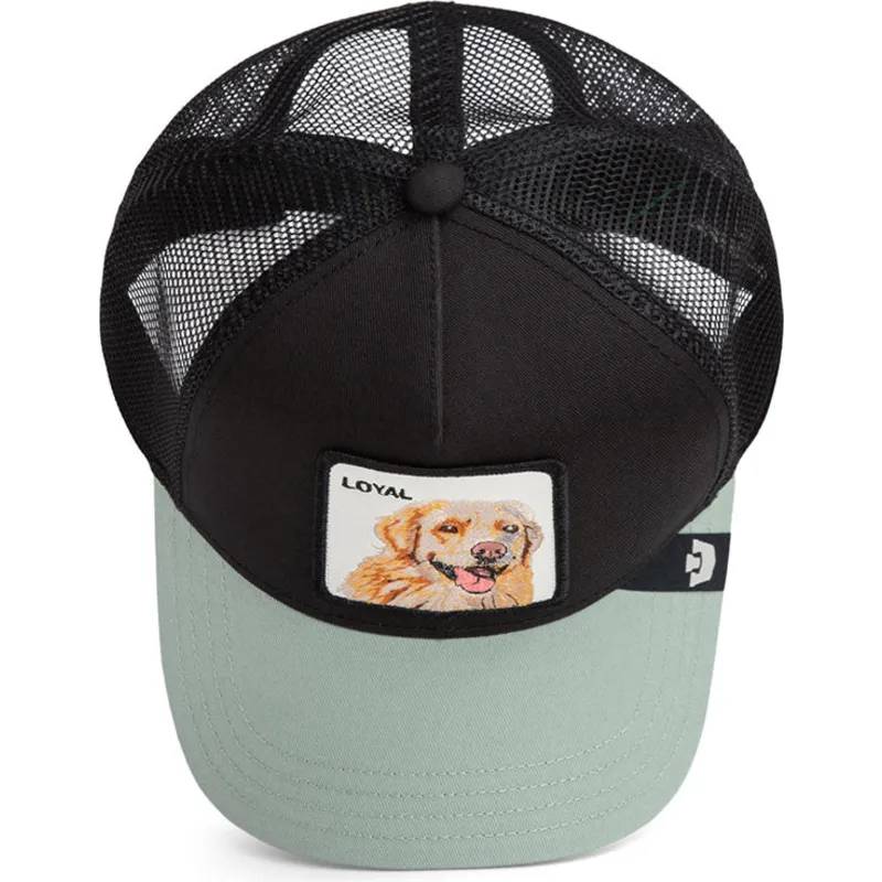 petten-gebogen-zwart-snapback-the-loyal-dog-the-farm-van-goorin-bros