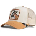 petten-gebogen-bruin-snapback-voor-kinderen-goat-mini-the-farm-van-goorin-bros