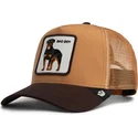 petten-gebogen-bruin-snapback-voor-kinderen-bad-boy-mini-the-farm-van-goorin-bros