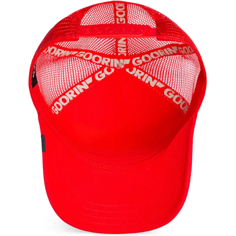 petten-gebogen-rood-snapback-voor-kinderen-rush-wild-the-farm-van-goorin-bros