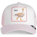 petten-gebogen-roze-snapback-voor-kinderen-whisper-silly-the-farm-van-goorin-bros