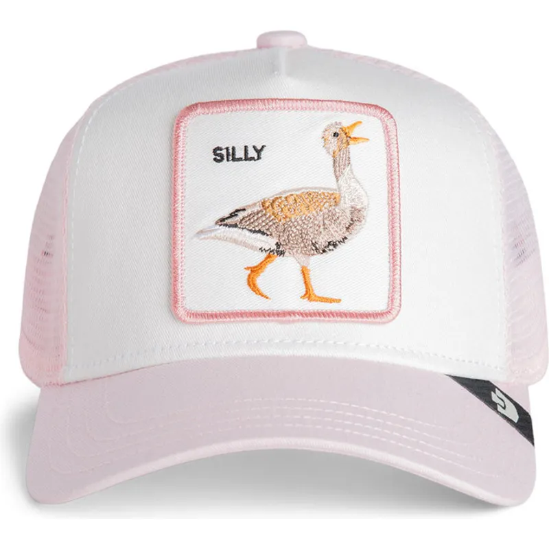 petten-gebogen-roze-snapback-voor-kinderen-whisper-silly-the-farm-van-goorin-bros
