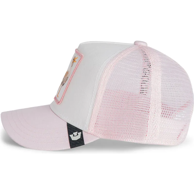 petten-gebogen-roze-snapback-voor-kinderen-whisper-silly-the-farm-van-goorin-bros