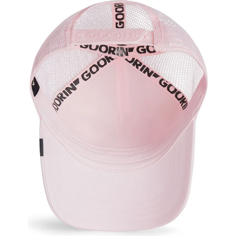petten-gebogen-roze-snapback-voor-kinderen-whisper-silly-the-farm-van-goorin-bros