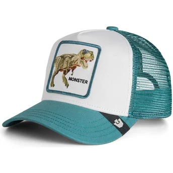 Petten gebogen groen snapback voor kinderen Sea Monster The Farm van Goorin Bros.