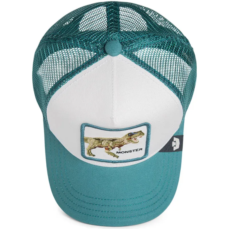 petten-gebogen-groen-snapback-voor-kinderen-sea-monster-the-farm-van-goorin-bros