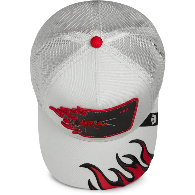 petten-gebogen-wit-snapback-fire-flames-the-farm-van-goorin-bros