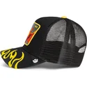 petten-gebogen-zwart-snapback-heat-flames-the-farm-van-goorin-bros