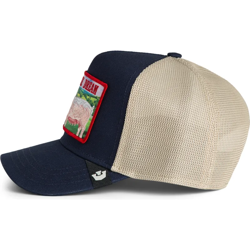 petten-gebogen-marineblauw-snapback-livin-the-dream-greener-grass-the-farm-van-goorin-bros petten-gebogen-marineblauw-snapback-livin-the-dream-greener-grass-the-farm-van-goorin-bros