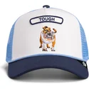 petten-gebogen-blauw-snapback-pop-rocker-the-farm-van-goorin-bros