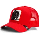 petten-gebogen-rood-snapback-rush-panther-the-farm-van-goorin-bros