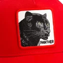 petten-gebogen-rood-snapback-rush-panther-the-farm-van-goorin-bros