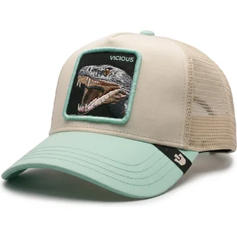 Petten gebogen meerkleurig snapback Gummy Vicious The Farm van Goorin Bros.