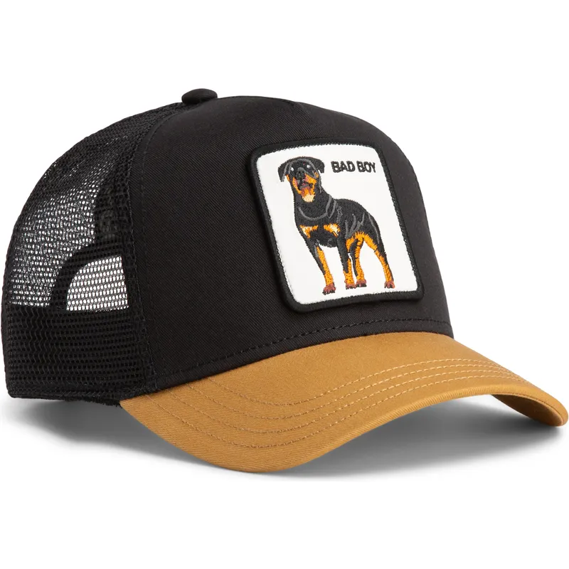 petten-gebogen-zwart-snapback-bad-boy-the-farm-van-goorin-bros