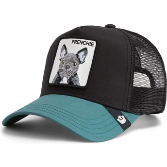 Petten gebogen zwart snapback Frenchie The Farm van Goorin Bros.