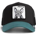 petten-gebogen-zwart-snapback-frenchie-the-farm-van-goorin-bros