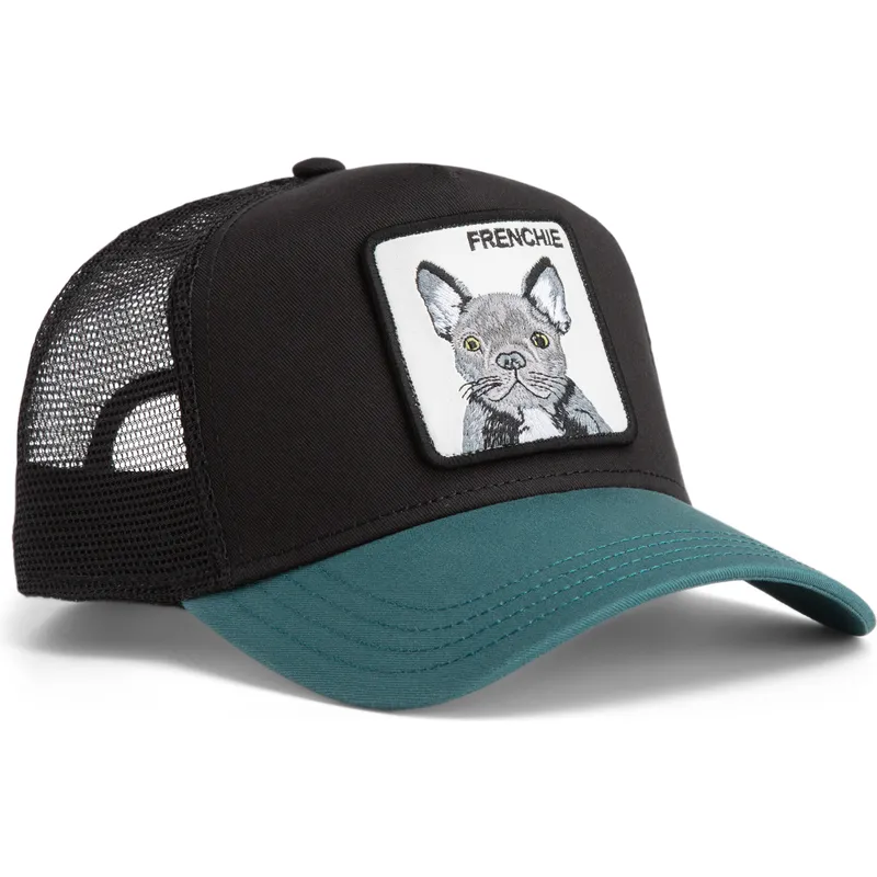 petten-gebogen-zwart-snapback-frenchie-the-farm-van-goorin-bros