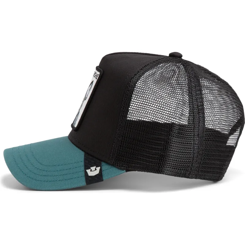 petten-gebogen-zwart-snapback-frenchie-the-farm-van-goorin-bros