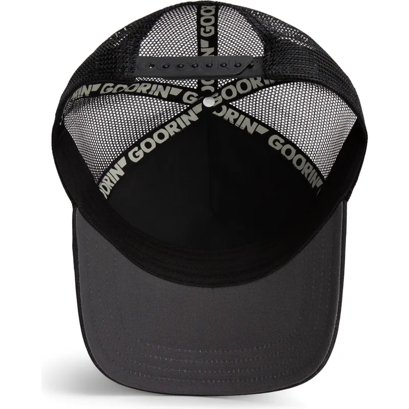 petten-gebogen-zwart-snapback-panther-pop-art-2-the-farm-van-goorin-bros