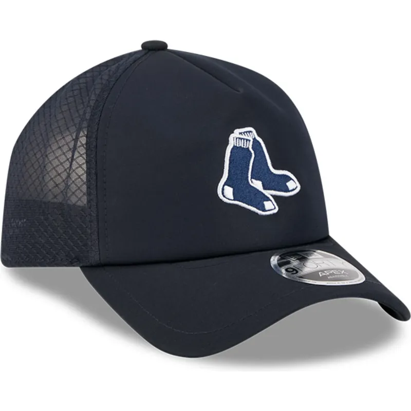 petten-gebogen-marineblauw-snapback-9forty-apex-bp-van-boston-red-sox-mlb-van-new-era