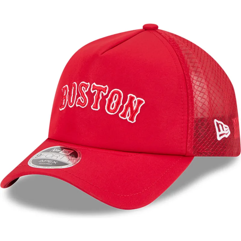 petten-gebogen-rood-snapback-9forty-apex-bp-letters-van-boston-red-sox-mlb-van-new-era