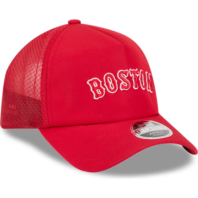 petten-gebogen-rood-snapback-9forty-apex-bp-letters-van-boston-red-sox-mlb-van-new-era
