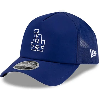 Petten gebogen blauw snapback 9FORTY APEX Batting Practice van Los Angeles Dodgers MLB van New Era