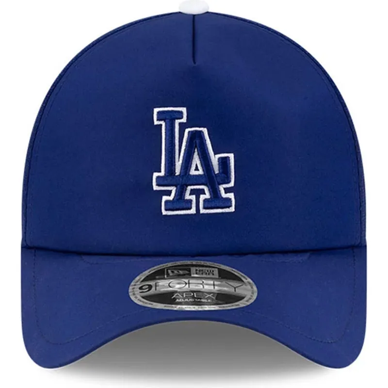 petten-gebogen-blauw-snapback-9forty-apex-batting-practice-van-los-angeles-dodgers-mlb-van-new-era