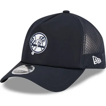 Petten gebogen marineblauw snapback 9FORTY APEX Batting Practice Alt van New York Yankees MLB van New Era