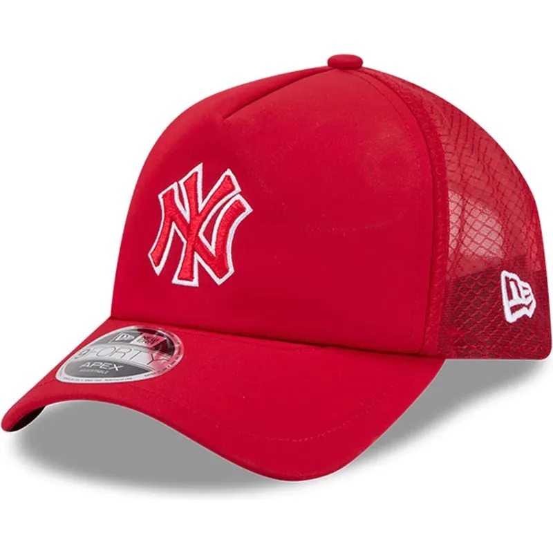 petten-gebogen-rood-snapback-9forty-apex-batting-practice-van-new-york-yankees-mlb-van-new-era