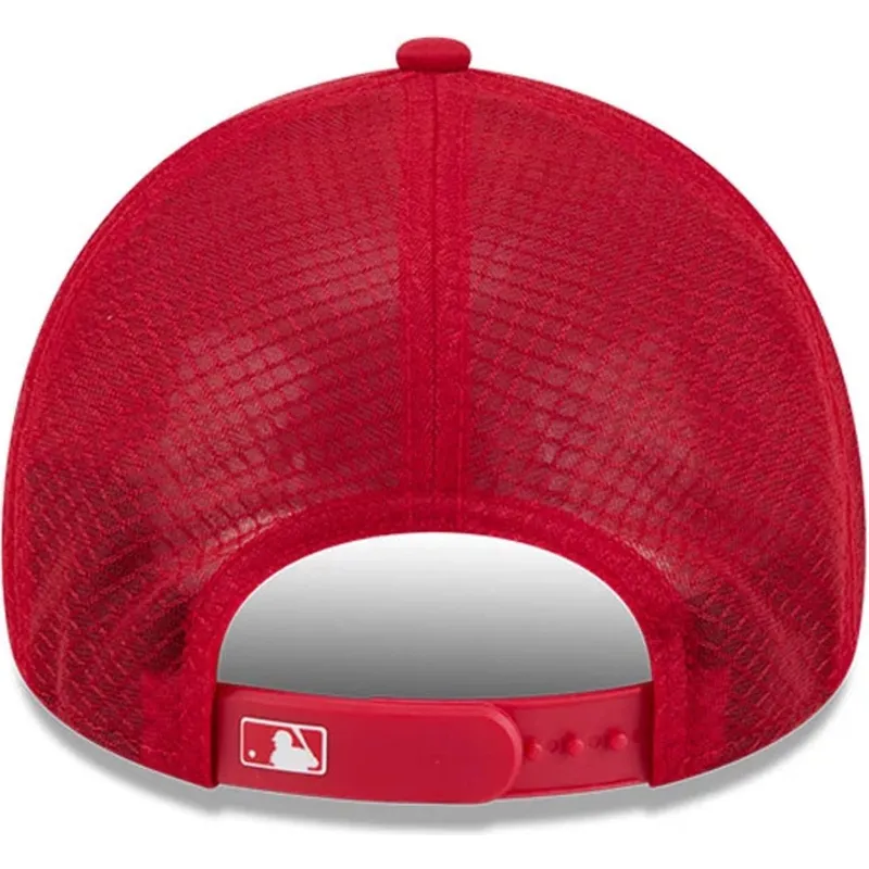 petten-gebogen-rood-snapback-9forty-apex-batting-practice-van-new-york-yankees-mlb-van-new-era