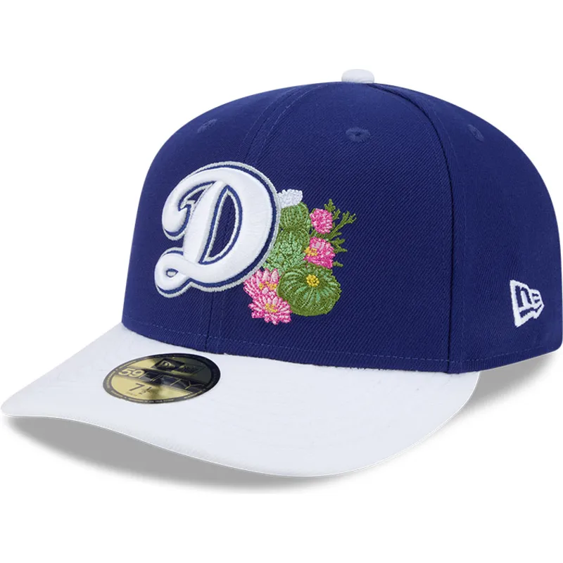 petten-gebogen-blauw-fitted-59fifty-spring-training-van-los-angeles-dodgers-mlb-van-new-era