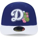 petten-gebogen-blauw-fitted-59fifty-spring-training-van-los-angeles-dodgers-mlb-van-new-era