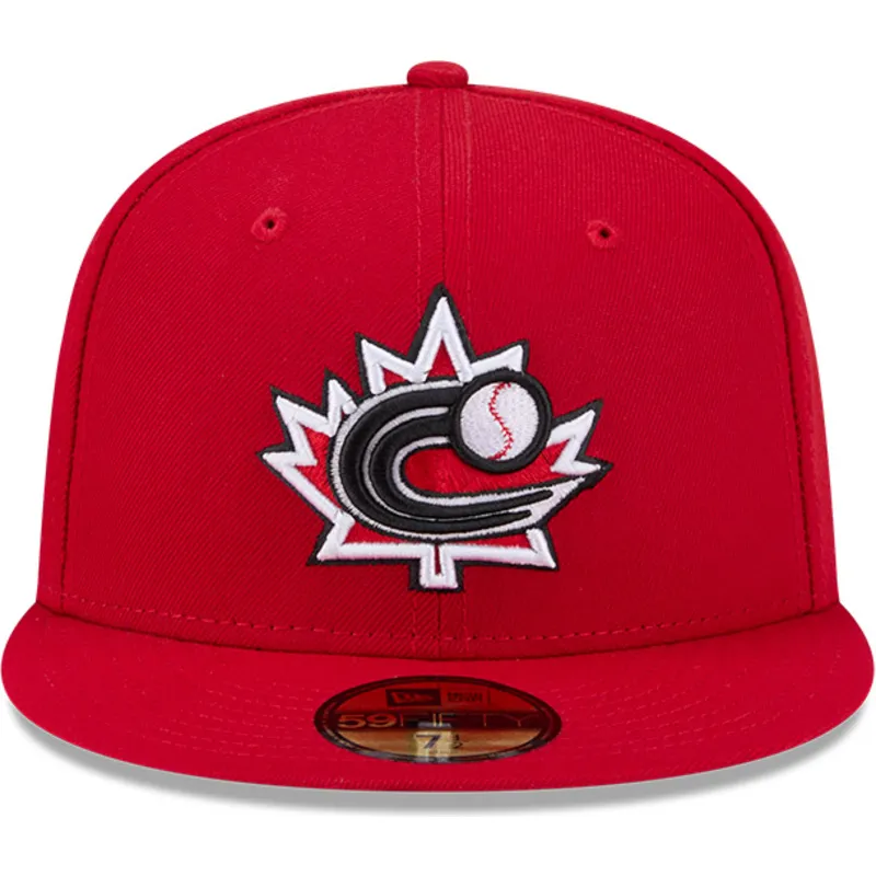 petten-plat-rood-fitted-59fifty-canada-2026-world-baseball-classic-van-world-baseball-classic-van-new-era