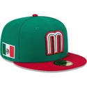 petten-plat-groen-fitted-59fifty-mexico-2026-world-baseball-classic-van-world-baseball-classic-van-new-era
