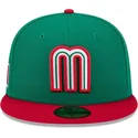 petten-plat-groen-fitted-59fifty-mexico-2026-world-baseball-classic-van-world-baseball-classic-van-new-era