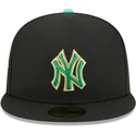 petten-plat-zwart-fitted-59fifty-saint-patrick-s-day-van-new-york-yankees-mlb-van-new-era