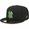 petten-plat-zwart-fitted-59fifty-saint-patrick-s-day-van-new-york-yankees-mlb-van-new-era