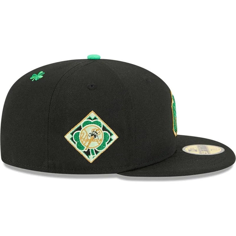 petten-plat-zwart-fitted-59fifty-saint-patrick-s-day-van-new-york-yankees-mlb-van-new-era